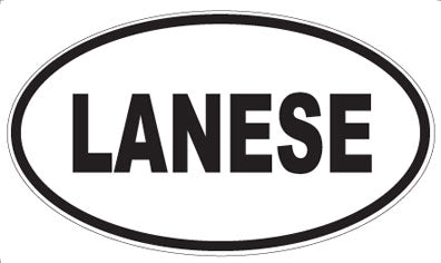 LANESE - Oval Magnet
