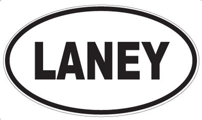 LANEY - Oval Sticker