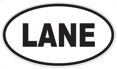 LANE - Oval Magnet