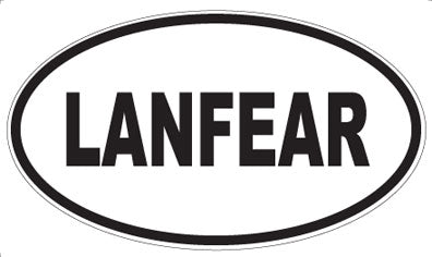 LANFEAR - Oval Sticker