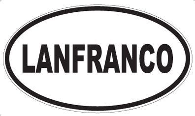 LANFRANCO - Oval Magnet