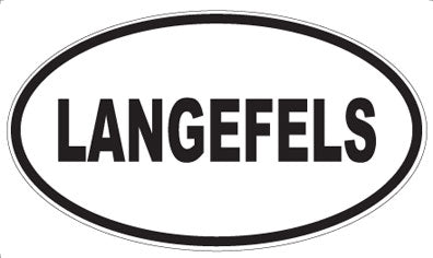 LANGEFELS - Oval Magnet