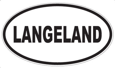 LANGELAND - Oval Magnet
