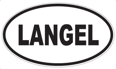 LANGEL - Oval Magnet