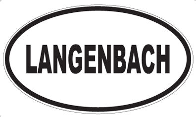 LANGENBACH - Oval Magnet