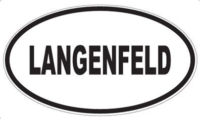LANGENFELD - Oval Magnet