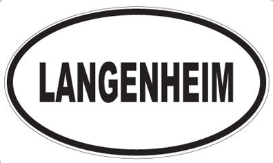 LANGENHEIM - Oval Magnet