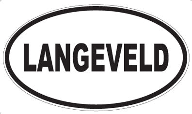 LANGEVELD - Oval Magnet