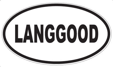 LANGGOOD - Oval Magnet