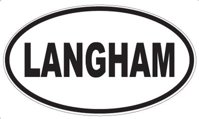 LANGHAM - Oval Magnet