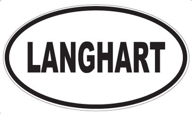 LANGHART - Oval Magnet