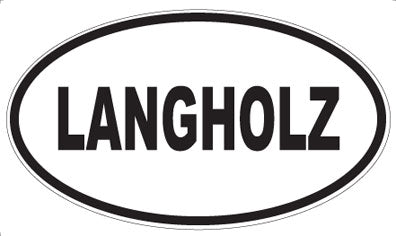 LANGHOLZ - Oval Magnet