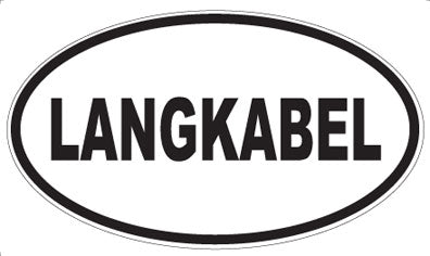 LANGKABEL - Oval Magnet