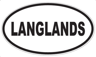 LANGLANDS - Oval Magnet