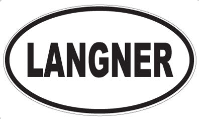 LANGNER - Oval Magnet