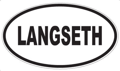 LANGSETH - Oval Magnet