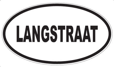 LANGSTRAAT - Oval Magnet
