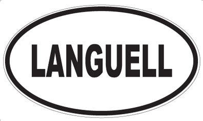 LANGUELL - Oval Magnet