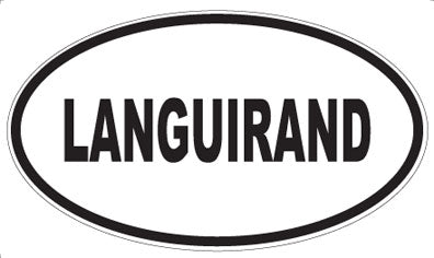 LANGUIRAND - Oval Magnet