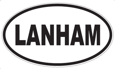 LANHAM - Oval Magnet