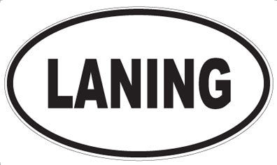 LANING - Oval Sticker