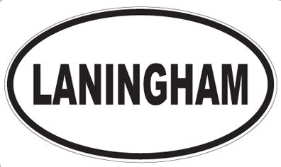 LANINGHAM - Oval Magnet