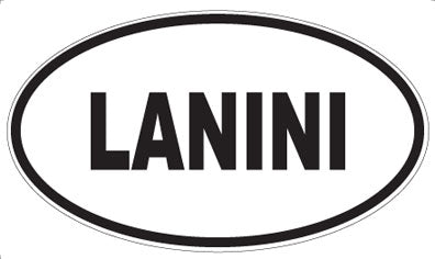 LANINI - Oval Sticker