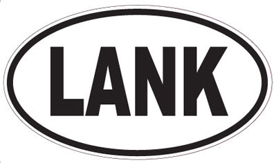 LANK - Oval Sticker
