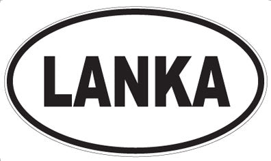 LANKA - Oval Magnet