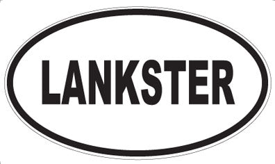 LANKSTER - Oval Sticker