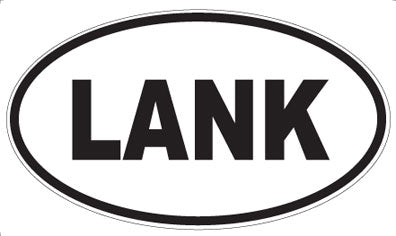 LANK - Oval Magnet