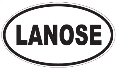 LANOSE - Oval Sticker