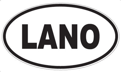 LANO - Oval Magnet