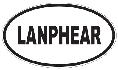 LANPHEAR - Oval Magnet