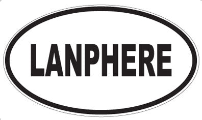 LANPHERE - Oval Magnet