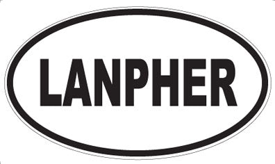 LANPHER - Oval Magnet
