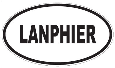 LANPHIER - Oval Magnet