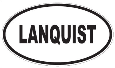 LANQUIST - Oval Magnet