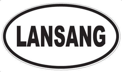 LANSANG - Oval Magnet