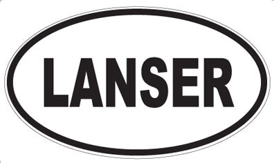 LANSER - Oval Magnet
