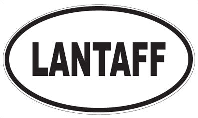 LANTAFF - Oval Sticker