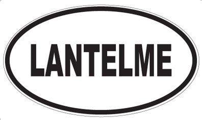 LANTELME - Oval Sticker