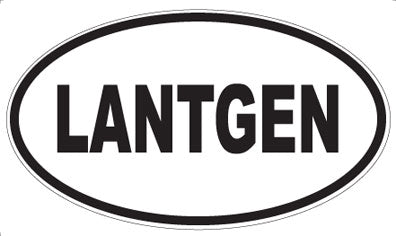 LANTGEN - Oval Sticker