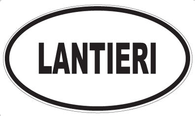 LANTIERI - Oval Sticker