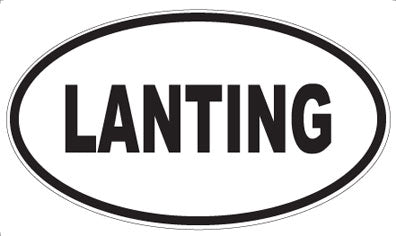 LANTING - Oval Sticker