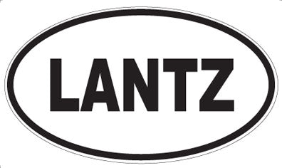 LANTZ - Oval Magnet
