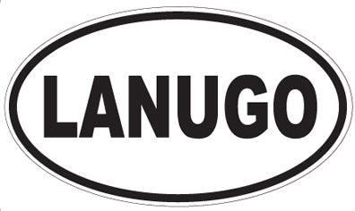 LANUGO - Oval Sticker