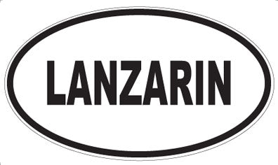 LANZARIN - Oval Magnet