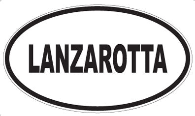 LANZAROTTA - Oval Magnet