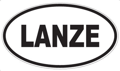 LANZE - Oval Magnet